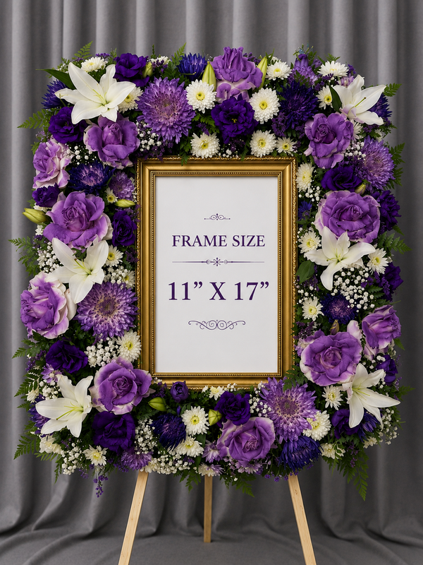 Sympathy Frame Arrangement #H2
