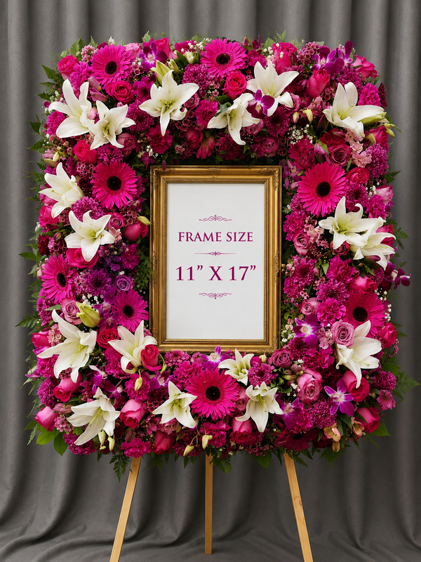 Sympathy Frame Arrangement #H3