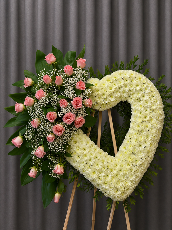 Floral  Heart #B5