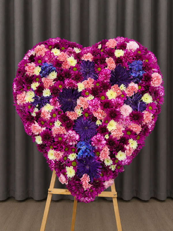 Floral Heart Mixed #B20