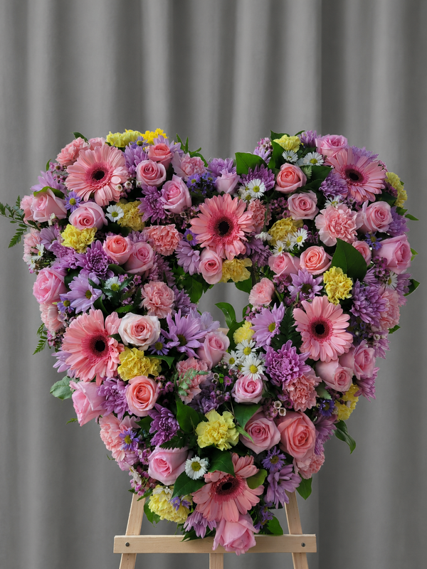 Floral Heart Mixed #B39