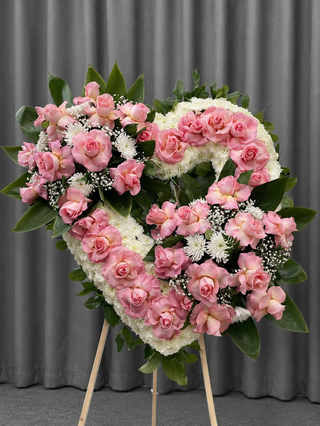 Double Heart Floral Bouquet #B41