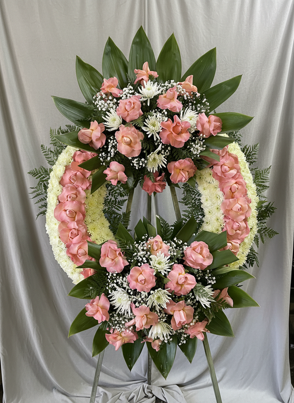 Double-Bouquet Floral Wreath #14