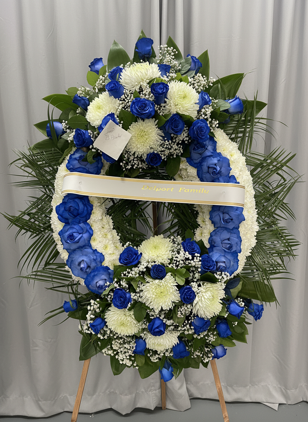 Double-Bouquet Floral Wreath #16